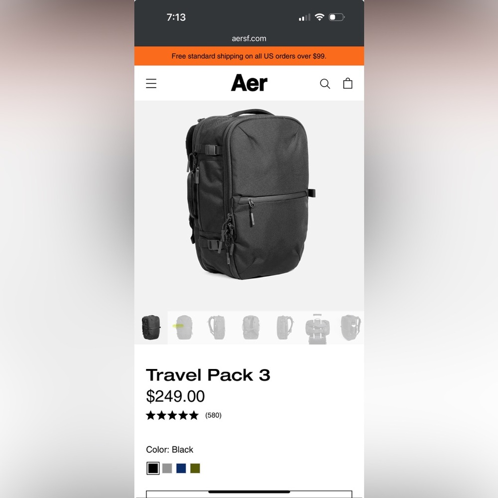 Aer travel pack